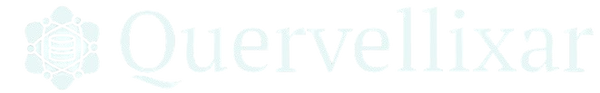 A very pale mint-green brand wordmark reading 'Quervellixar' with a small decorative emblem on the left, shown on a white background.